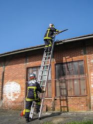 Manoeuvre protection contre les chutes