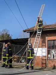 Manoeuvre protection contre les chutes