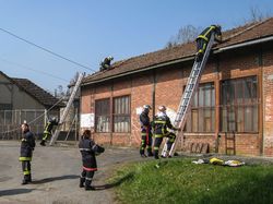 Manoeuvre protection contre les chutes